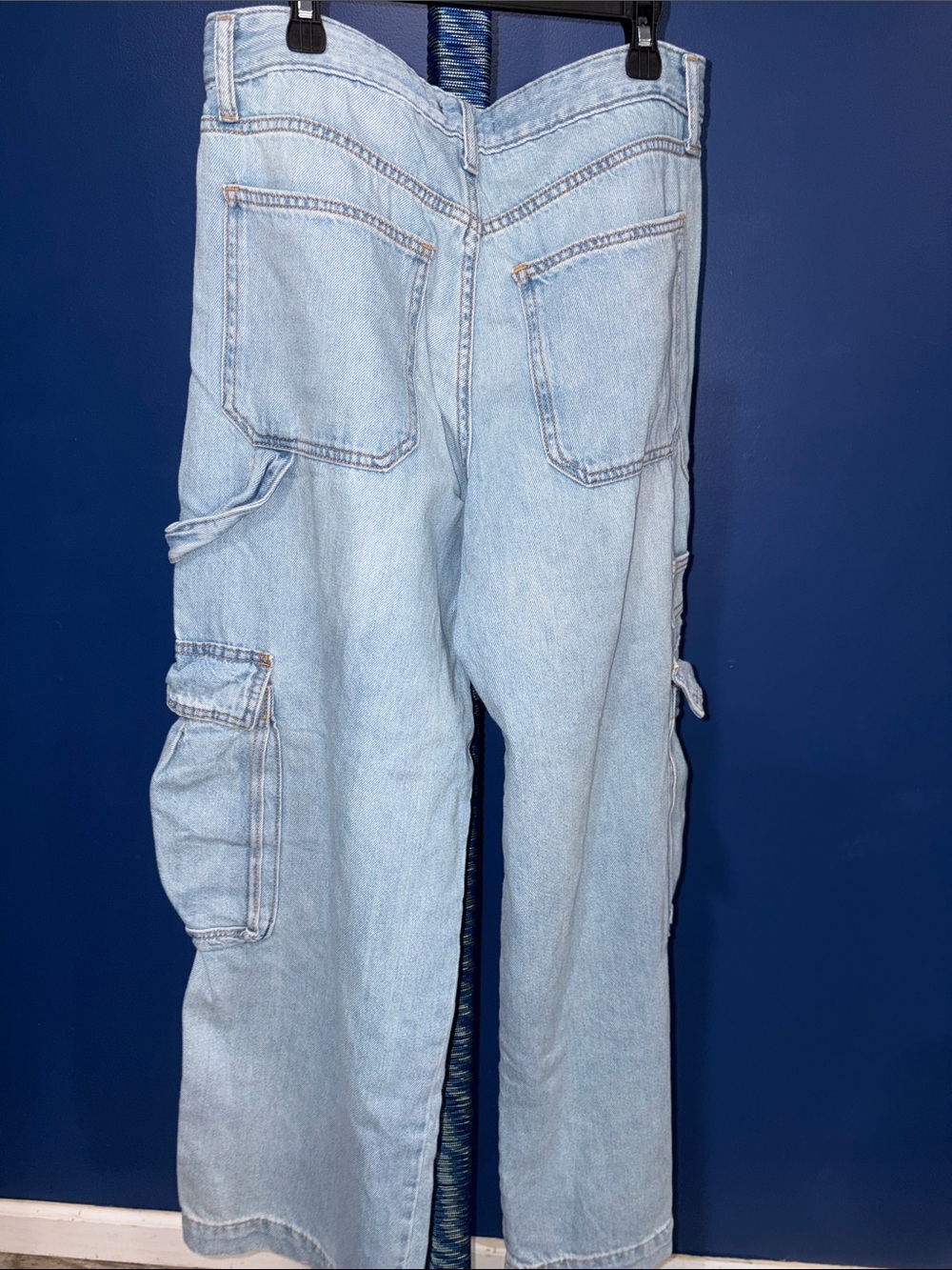 Wild Fable- Wide Leg Cargo Jeans – Size 6 - Picture 5 of 16